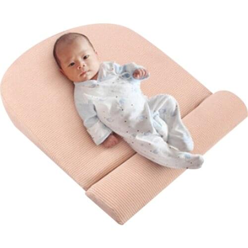 Memory Cotton Baby Wedge Pillow Newborn Anti Spit Milk Universal Removable Cover Reflux Proof Cot Bed Sleep Positioning Safety
