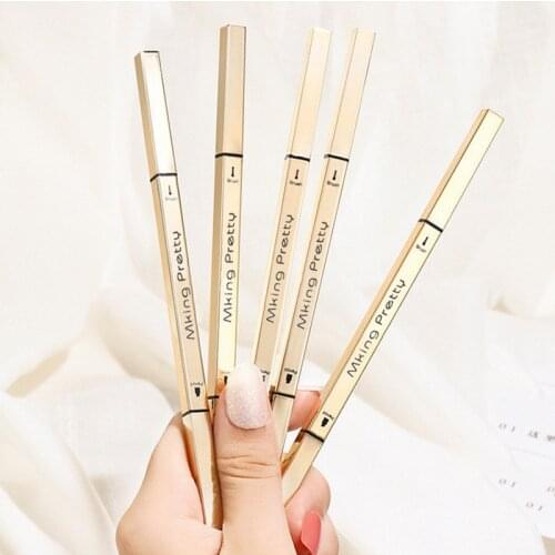 Eyebrow Pencil Eyebrow Makeup Easily Shape Define Fill Eyebrows Or Facial Hair 2 In 1 Brush Waterproof Eyebrow Makeup Kit