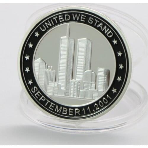 Collectible Coin 9/11 Silver Plated Tribute Coin United We Stand Commemorative Coins Collection