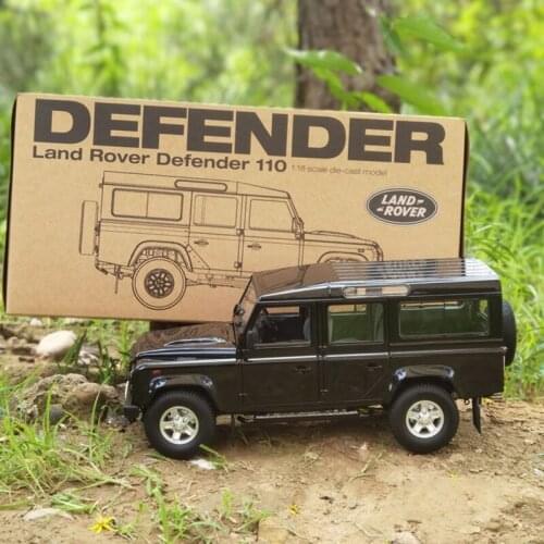 Diecast 1:18 Scale Land Rover Defender 110 SUV Alloy Car Model Metal Gift Collection Ornaments Display Hot Toys