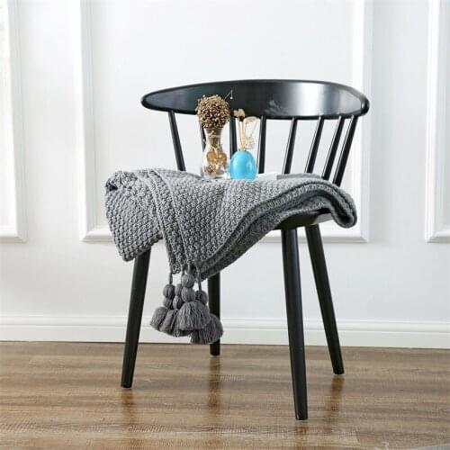 Soft Blankets for Beds Cotton Bedspread Bedding Knitting Blanket Air Conditioning Comfy Sleeping Bed cover Bedspreads tassel