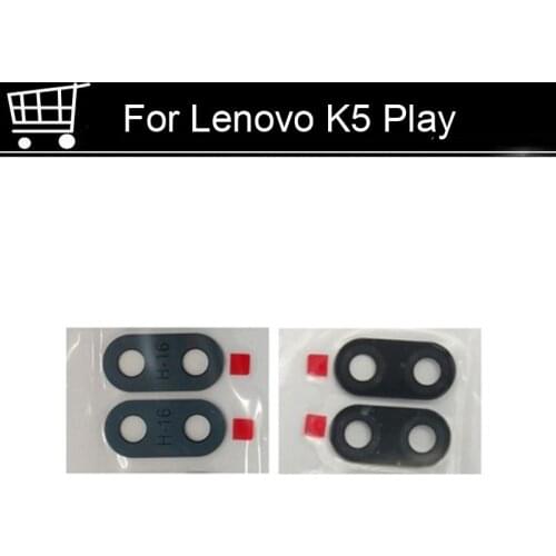 Original For Lenovo K5 Play L38011 Rear Back Camera Glass Lens For Lenovo K5 Play L38011 Repair Spare Replacement L38011