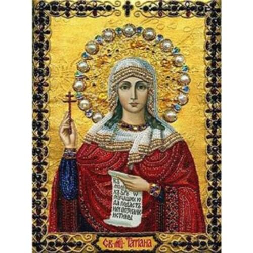 Full Square Diamond Painting Icons Religion 5D Diamond Embroidery Mosaic Kits Art Home Decoration GJ27