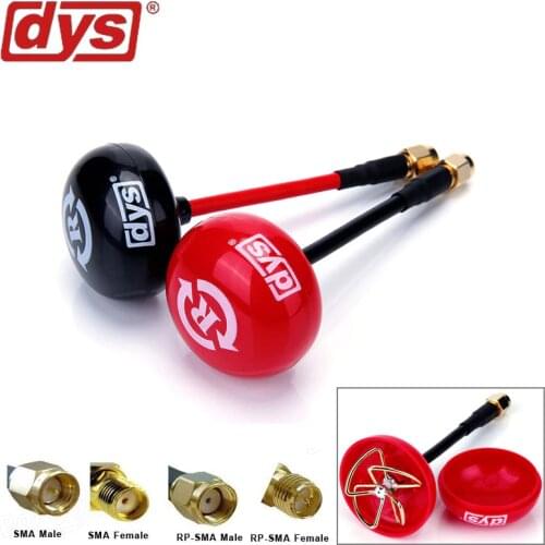 DYS 5.8G 5dBi Omnidirectional Mushroom TX/RX Antenna 5645-5945mhz SMA RP-SMA Male