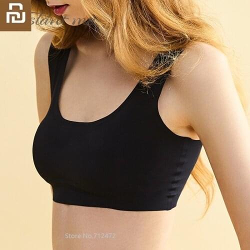 Youpin Instant me Silk tube top No rims Breathable vest Professional Sports Bra Women Yoga fitness bra Top Running underwear
