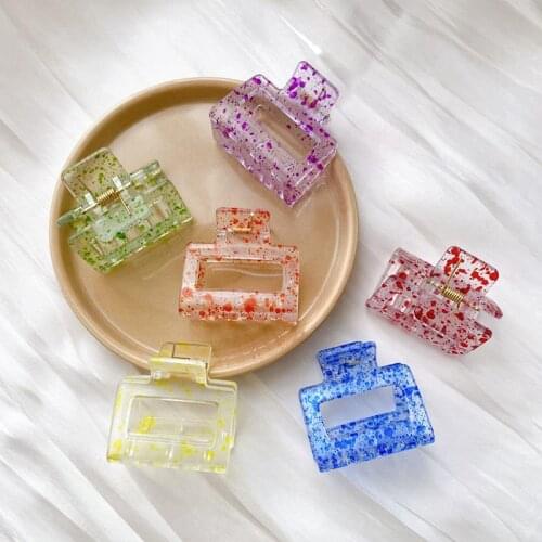 Acetate Hair Claw Cross Hair Claw Geometric Hair Crab Hair Clip Hairpin Hair Claw Clip Matte Hair Claw Hair Accessories