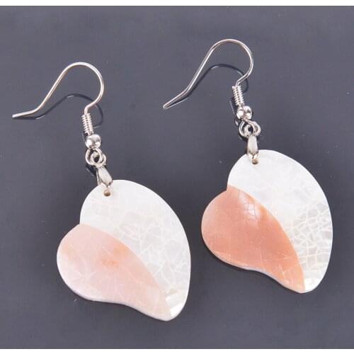 Abalone Shell Large Earrings New Natural Stone Beads Oval Earrings for Women Designer Inspired Colors Jewelry Wholesale R450