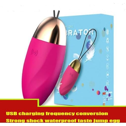 Female Wireless Wearable USB Charging Frequency Strong Shock Waterproof Concealed Sex Jump Egg Easy To Carry Stimulation Durable
