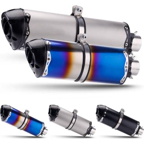 51mm Universal Modified Motorcycle Two Brothers Exhaust Pipe CNC Aluminium Alloy Carbon Fiber Exhaust CBR R1 R3 R6 ESCAPE moto