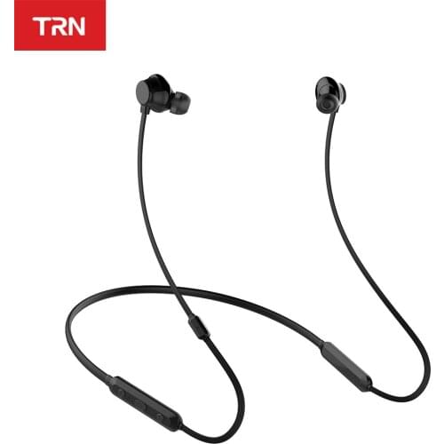 TRN AS10 Wireless Bluetooth-compatible Earphone CSR8645 Chip IPX7 Waterproof Sport Running HiFi Stereo Neckband Headset with Mic
