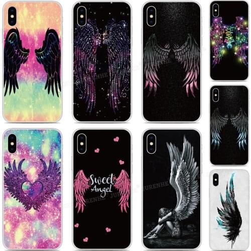 Angel Wings Cover For Huawei P Smart Y7A Nova 8 SE Enjoy 10S 20 Z Honor 9S 10X 30 Lite Mate 30E 40 Pro Plus Y8P Y9A Y5P Y6P Case