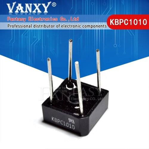 5PCS KBPC1010 10A 1000V diode bridge rectifier new and original IC