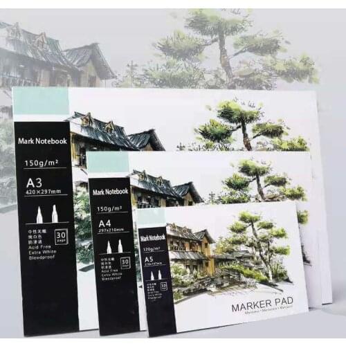 30 Sheets 1 Pieces A4/A5 Paper Sketch Book Student Art Painting Sketch Watercolor Book Graffiti Sketchbook Art Supplies