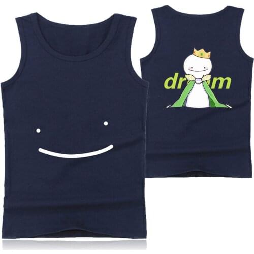 Dreamwastaken Vest Famous Gamer Printing Tank Top Men Summer Sleeveless Sport T Shirt Casual Sweatshirt Vest Women Fitness Tops