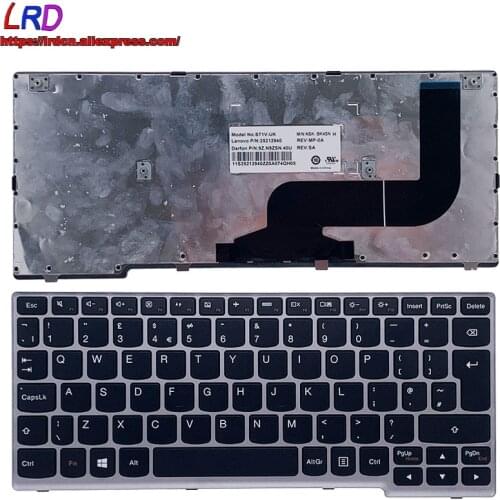 New Original UK English Keyboard for Lenovo IdeaPad Yoga 11S S210 S215 Flex 10 S20-30 S21e-20 Laptop 25212940 25212880 25212910