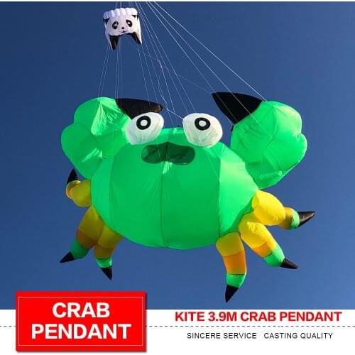 New Arrival Crab Kite Pendant High Quality Nylon Soft Inflatable Animal Outdoor Fun toys for Kite Festival 3D solid Show kite