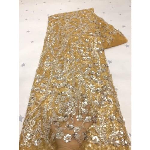 The new heavy industry bead tube sequins, exquisite flowers, laminated tulle embroidery, suitable for wedding dress skirts