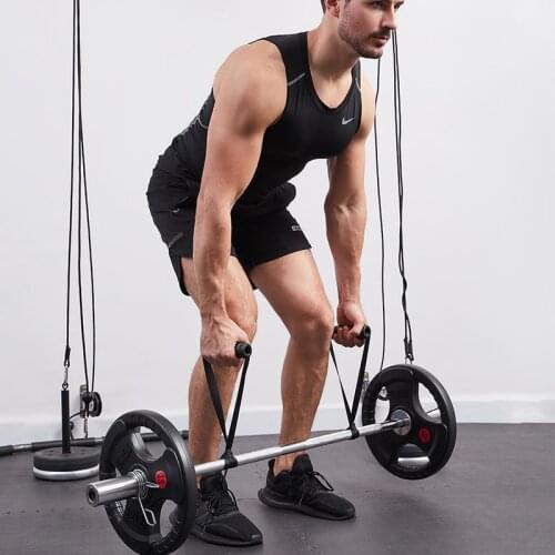 Parallel Grip Handle for Landmine Attachments Home Gym Barbell T-Bar Core Strength Deadlift Squat Rowing Handle Fitness Blaster