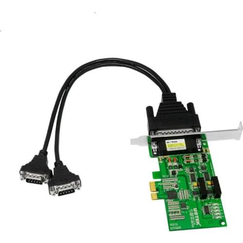 PCI-E to 2 Ports RS485/422 Serial Card Computer Serial Extension Card Industrial UT-792I