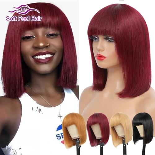 Soft Feel Hair Colored Wigs