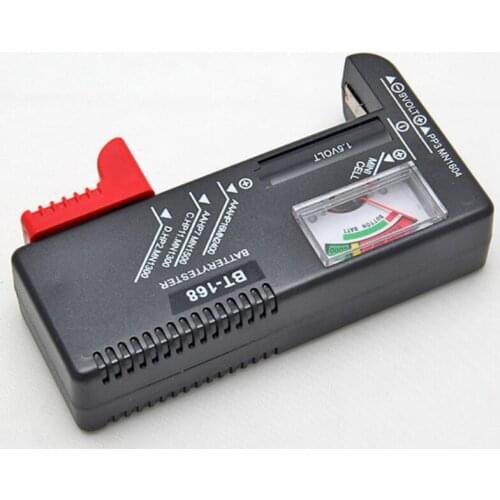 Button Cell Battery Tester BT-168 Universal Battery Tester For 9V 1.5V And Button Cell AAA AA C D Display Universal Coded Meter