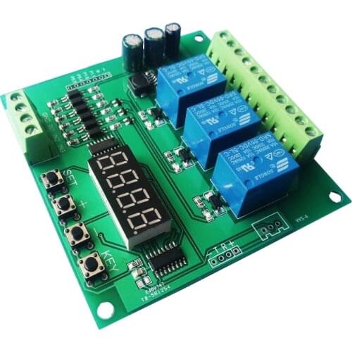 Triple 3/Relay Module / Trigger Delay / Timing / Self-Lock / Interlock /Switch Delay