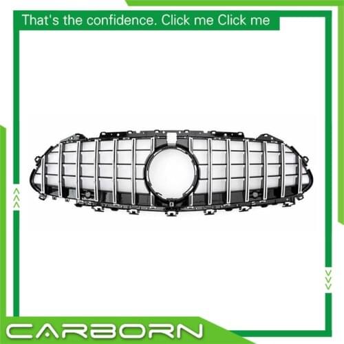 For-Mercedes For-Benz CLS-class C257 CLS300 CLS350 CLS450 CLS500 4 Matic GT Style 2019-On with Emblem Front Bumper Racing Grille