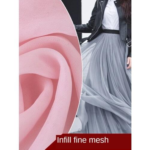 Green Lace Fabric Encrypted Swiss Mesh Elastic Soft Mesh Gauze DIY Clothing Curtain Wedding Veil Dress Sewing Tulle Brocade