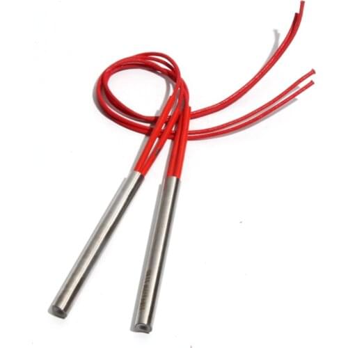 10PCS 10mm 98~115mm 201SUS Cylindrical Electric Heating Pipe 110/220/380V Tubular Heater 240/250/260/270/280W Single Head Rod