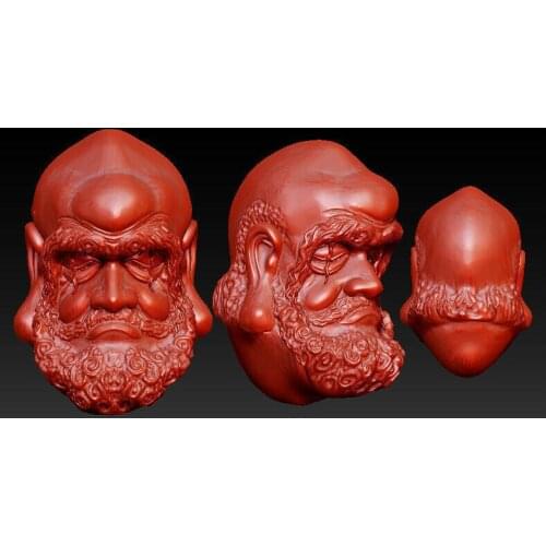 3D model for cnc machine in STL format 4 axis relief/computer sculpture Dharma