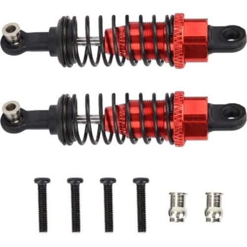 4pcs For Climbing Remote Control Car Upgrade Parts Aluminum Shock Absorber Front & Rear