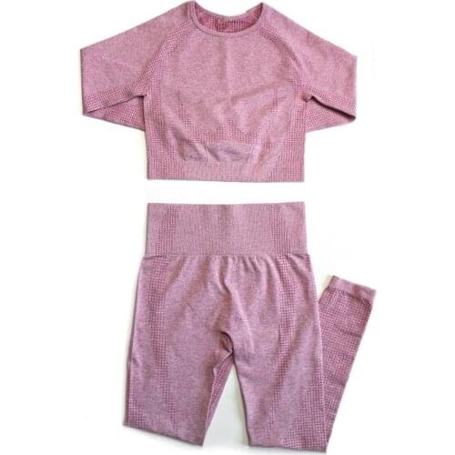 6 Colors Seamless Yoga Set Sports Bra and Leggings Women Clothing Gym Set Workout Clothes Fitness Sportswear Fitness Sports Suit