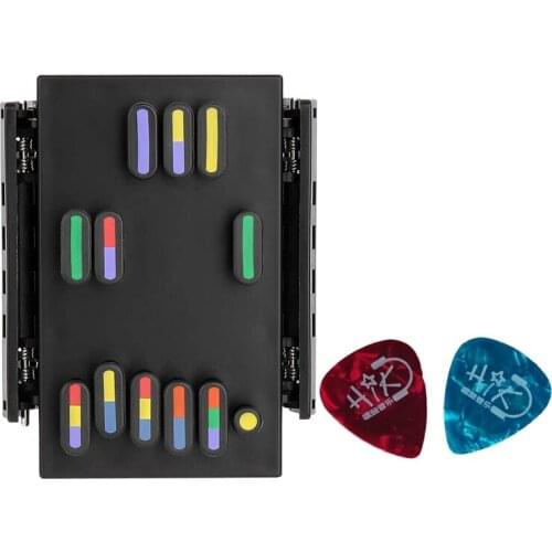 Guitar Chord Tool Guitar Teaching Guitar Practice Assisted Tool Beginner One Key Chord Guitar Learning Tools 8 x 4 x 9CM