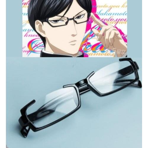 Anime Sakamoto desu ga Costume Glasses Cosplay Prop MH