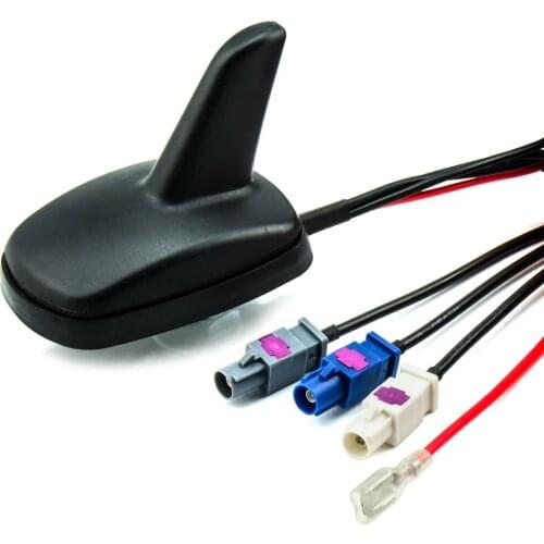 Car antenna roof antenna Shark DAB + GPS FM for AU.DI from 2004 FAKRA 5m cable
