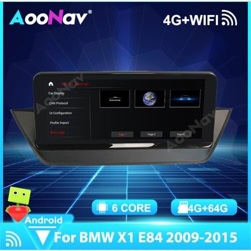 12.3" Android 11.0 Car Radio For BMW X1 E84 2009-2015 GPS Navigation Car Multimedia Player 4G WIFI Carplay