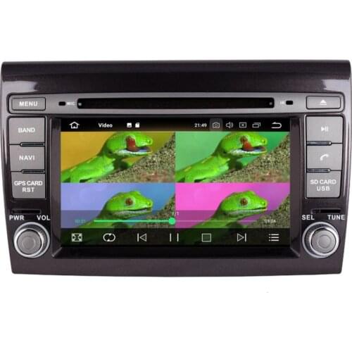 7 Inch Android 8.0 Octa Core 4GB RAM Car CD DVD Multimedia Player For Fiat Bravo 2007- Car GPS Navigation Bluetooth SWC Wifi