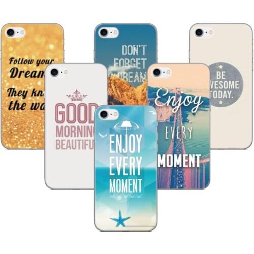Soft TPU Fundas Life Quote Text Phone Case For Ulefone Note 7 / Note 7P / Power 3S / Power 6 / S10 S1 Pro S7 Silicone Cover