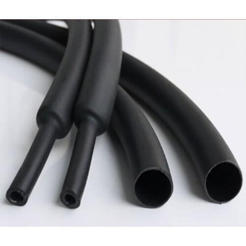 Black 3:1 Heat shrinkable sleeve Φ1.6~39mm 3 times shrinkage of various sizes insulated tube with bonded wire and cable casing