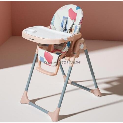 Kechao baby dining chair baby and children eating table seat home can sit and lie down multi-function folding portable