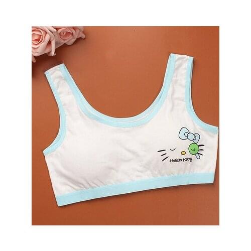 Kids Underwear Model 100% Cotton Girls Tank Top Candy Color Undershirt Girls Singlet Baby Camisole Bra Tops Sport Undies