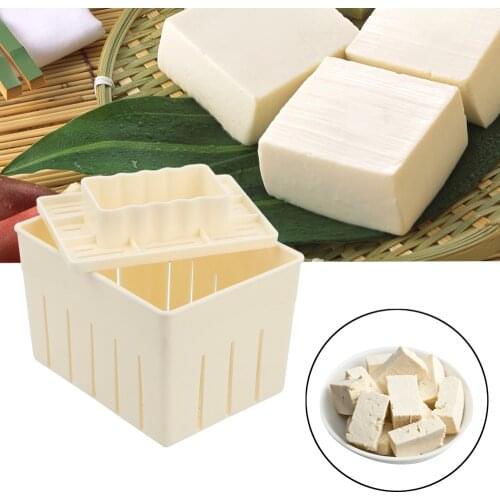 Homemade Plastic Tofu Press Mould Kitchen Cooking Tool Set Kitchen Gadgets DIY Tofu Mold Soybean Curd Tofu Making Mold