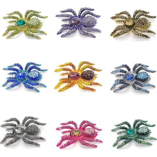 PD BROOCH 10 Colors Spider Brooch Exquisite Exaggerated Clothing Accessories Jewelry Butterfly Pins Brooches for Men