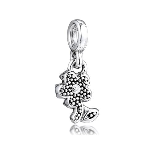 Charms fits for Bracelets Necklaces 100% 925 Sterling Silver Jewelry Signature Me My Pretty Flower Beads Free Shipping