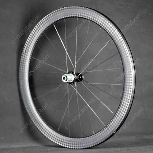 Promotion Cycling Road Rims Carbon 12k Carbon Wheels 50C 700c Road Bicycle Wheels 50mm Clincher