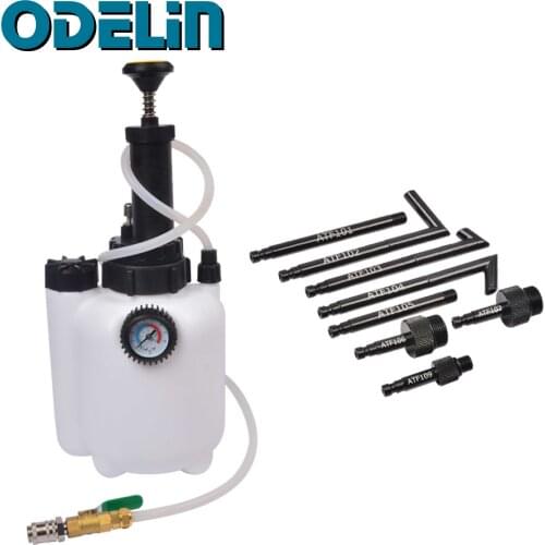 3L Transmission Oil Change Transmission Fill Pump System Manual ATF Filler System with Adapters