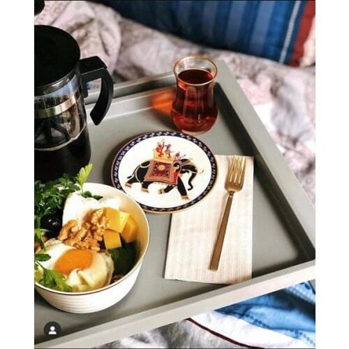 Majida Service Plate 6 Pieces 25 Cm Elephant