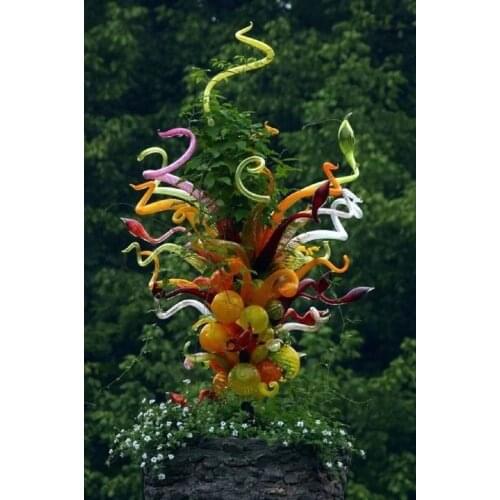 Modern Design Patent Led Light Glass Chandelier High Quality Handblown Glass Hanging Lamp