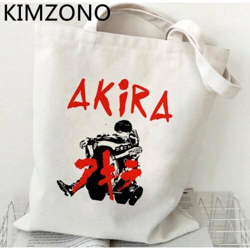 Akira shopping bag handbag eco shopper tote canvas grocery bag cloth sacola sac cabas shoping sac toile