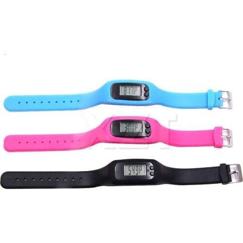 Smart Band Pedometer Running Sports Tracker Step Monitor Calorie Counter Walking Distance Fitness Wrist Band Watch Bracelet